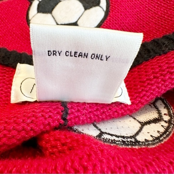 Vintage Mandal Bay Soccer Mom Novelty Button Red V-Neck Knit Sweater Vest Large - Picture 15 of 15